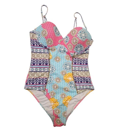 ONDA DE MAR Swimsuit One Piece Size Large Multicolor - Picture 2 of 11